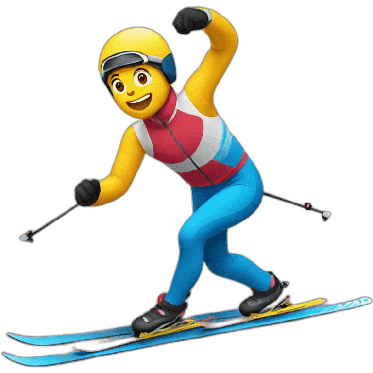 Ski runner emoji