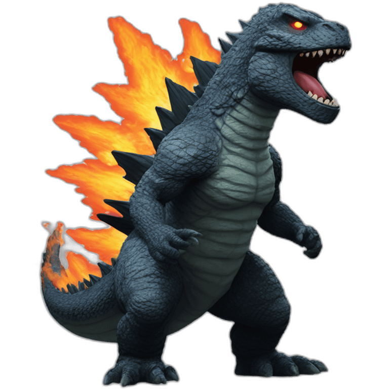 Godzilla atomic breath emoji