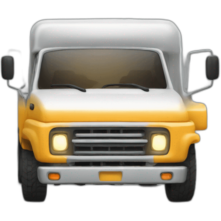 Flarbed light truck emoji