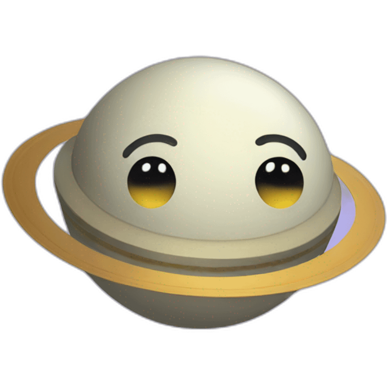 Happy Saturn emoji