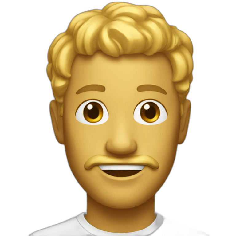 Golden man emoji