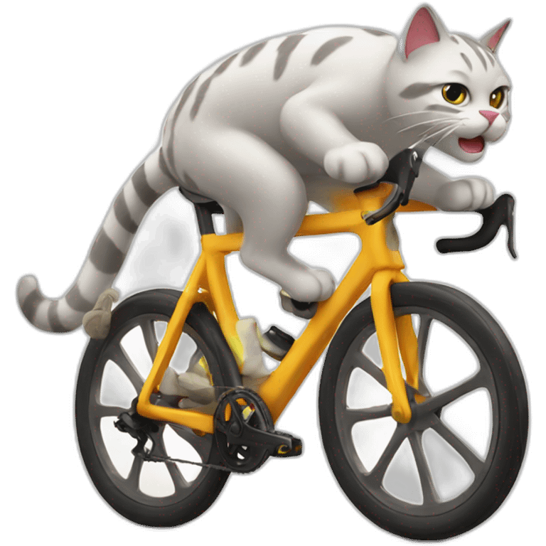 Bike race cat emoji