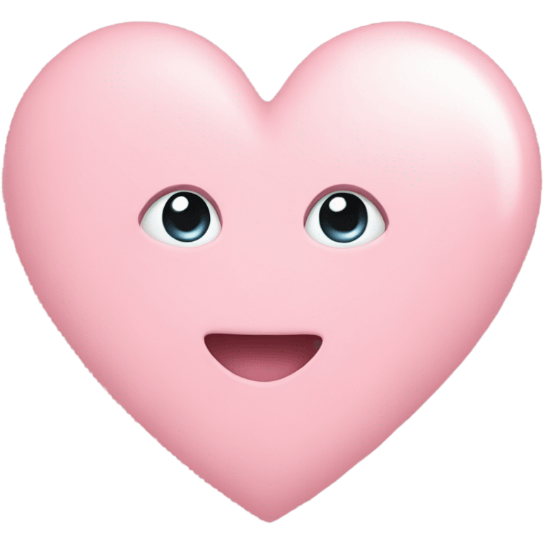 Baby pink heart emoji