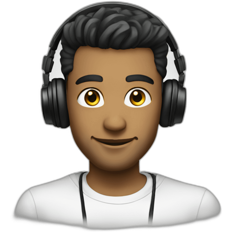 Dj saik white emoji