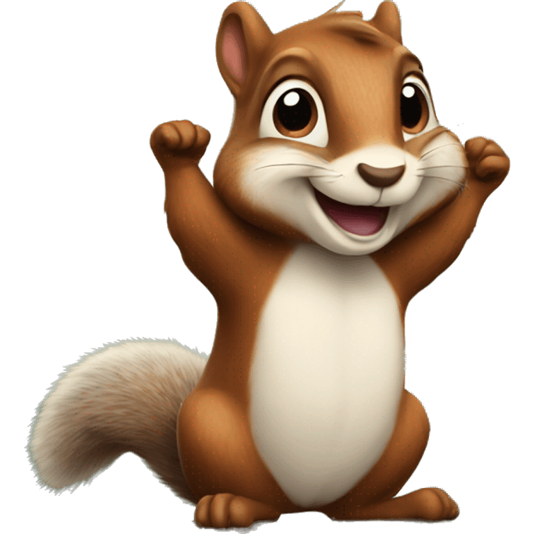 happy  squirrel emoji