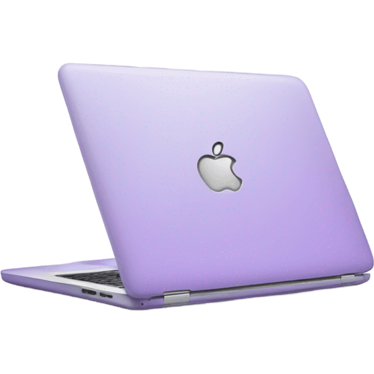 light purple laptop apple emoji