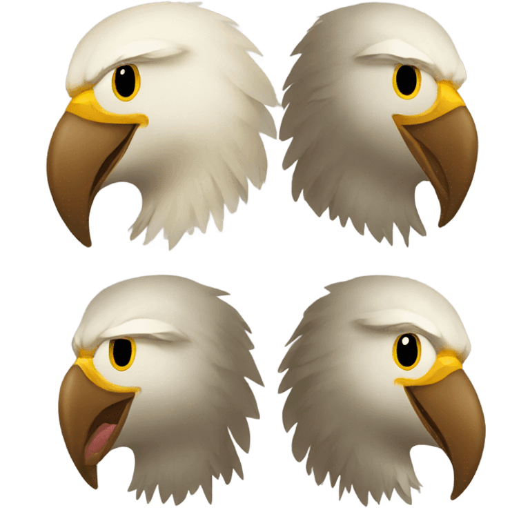 smiley emoji with eagles for e emoji