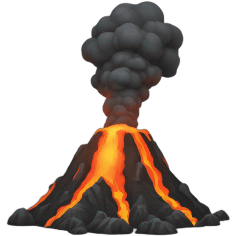 volcanic eruption emoji