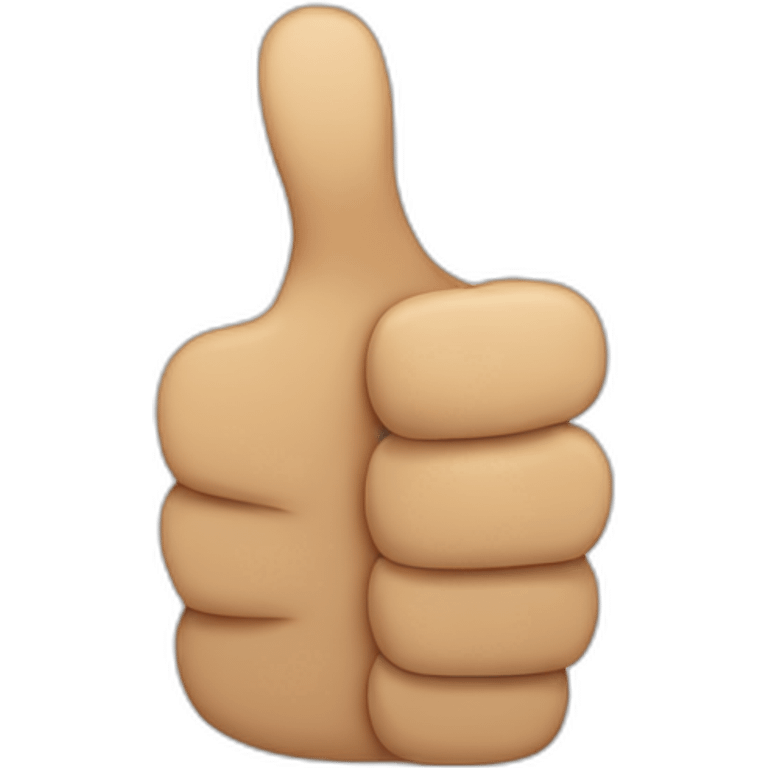 thumbs up broken emoji