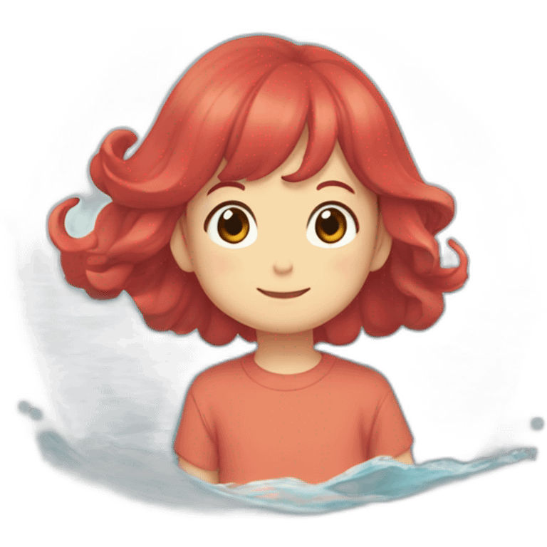 ponyo uma amizade que veio do mar emoji