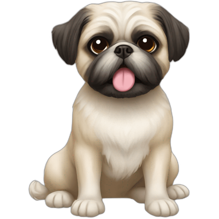 shih tzu & pug emoji