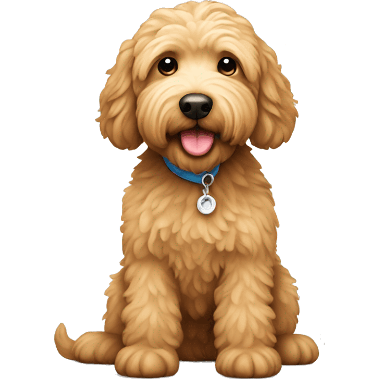 Apricot labradoodle  emoji