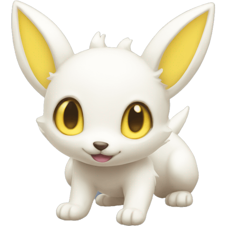 Shiny White Albino Umbreon  emoji