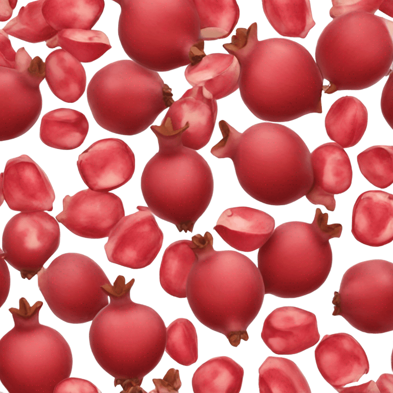 red pomegranate seeds emoji