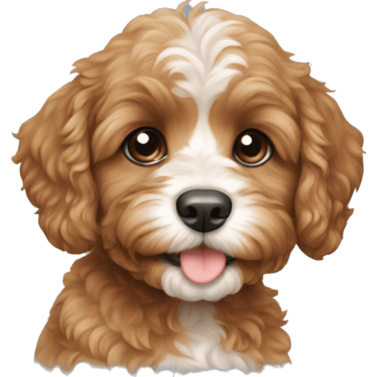 Cavoodle puppy emoji