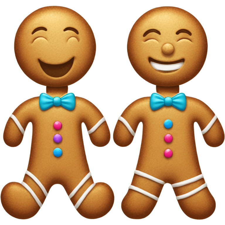 Gingerbread man emoji