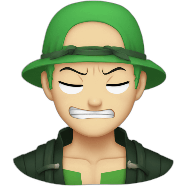 Zoro crying emoji