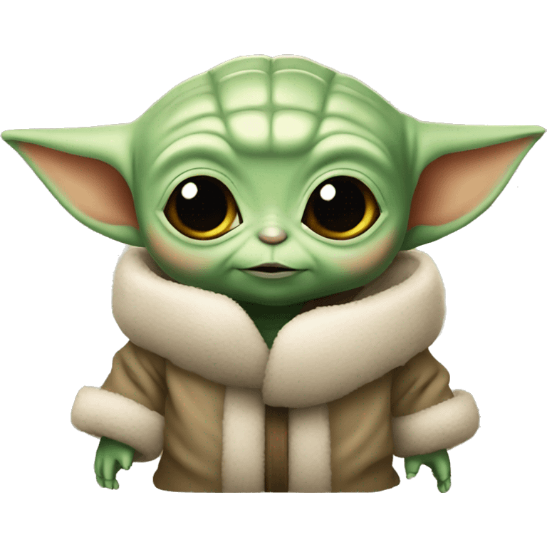 BABY YODA CHRISTMAS emoji