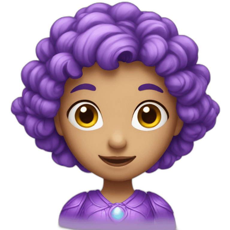 Purple fairy emoji