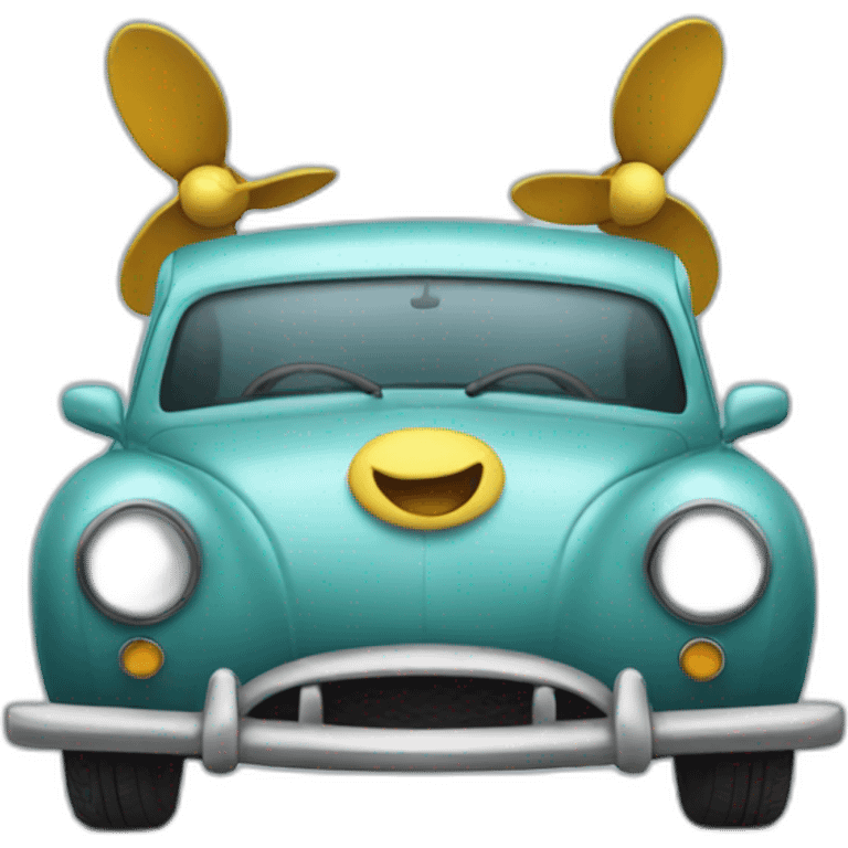 car with propellers emoji