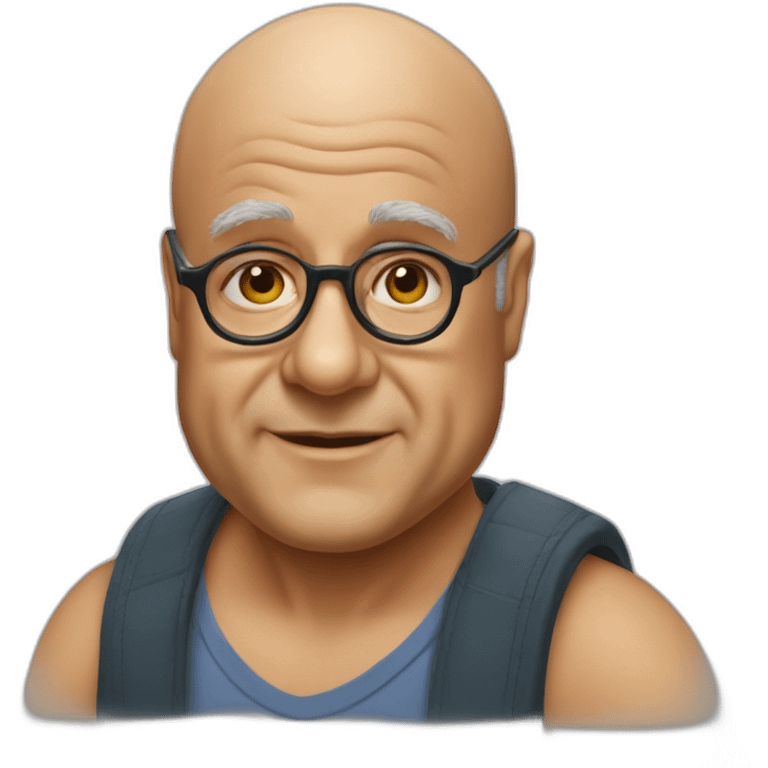 smooth and hairless Danny devito emoji