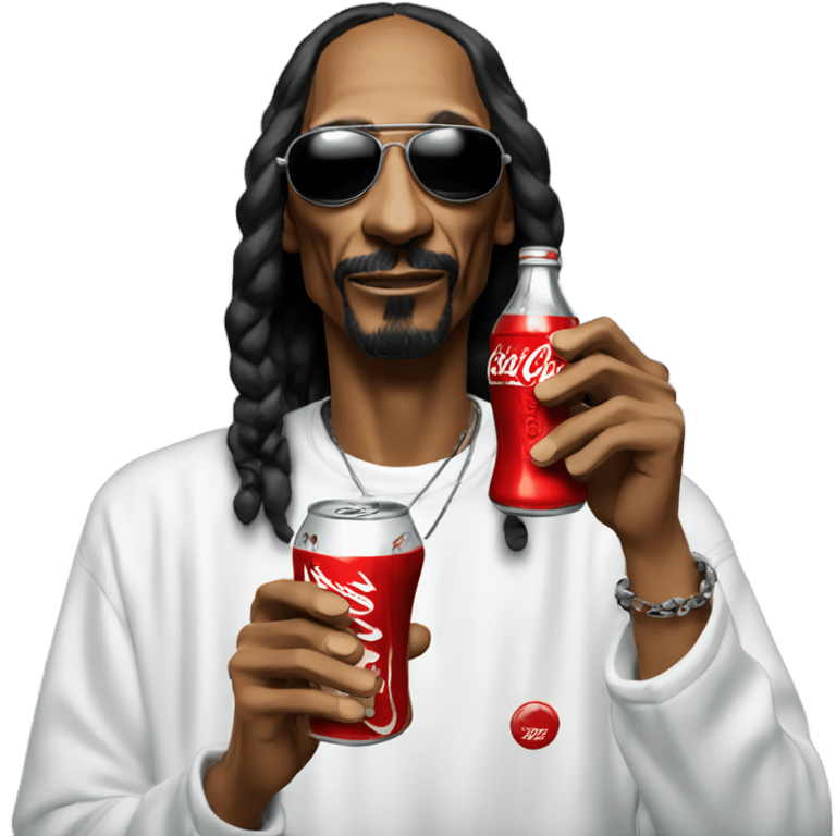 Snoop dogg drinking Coca Cola  emoji