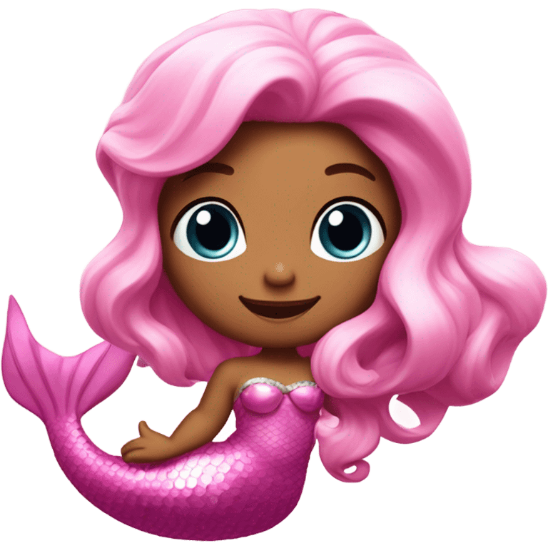 Pink mermaid  emoji