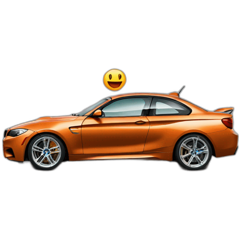 Goku dans une bmw emoji