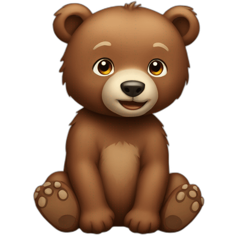 Brown Bear cub emoji