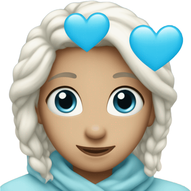 sky blue heart emoji