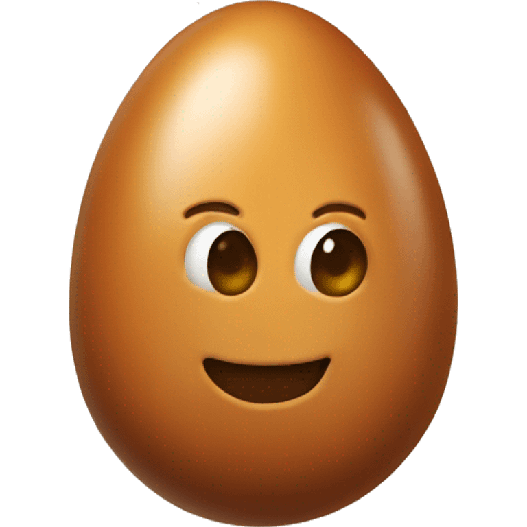 Caramel egg emoji