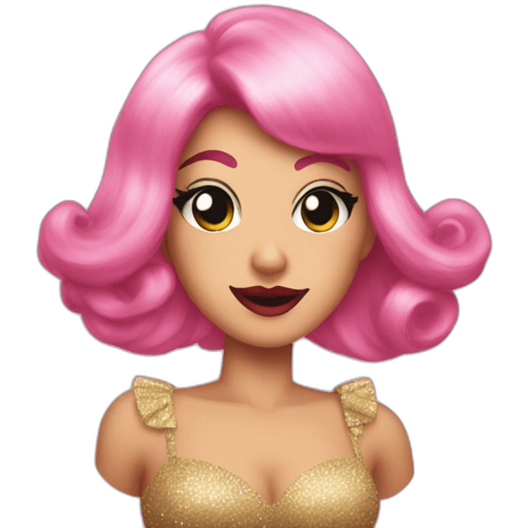 Kirby drag queen emoji