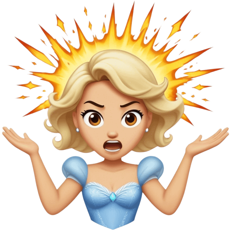 Disneyprinzessin explodiert vor Wut  emoji