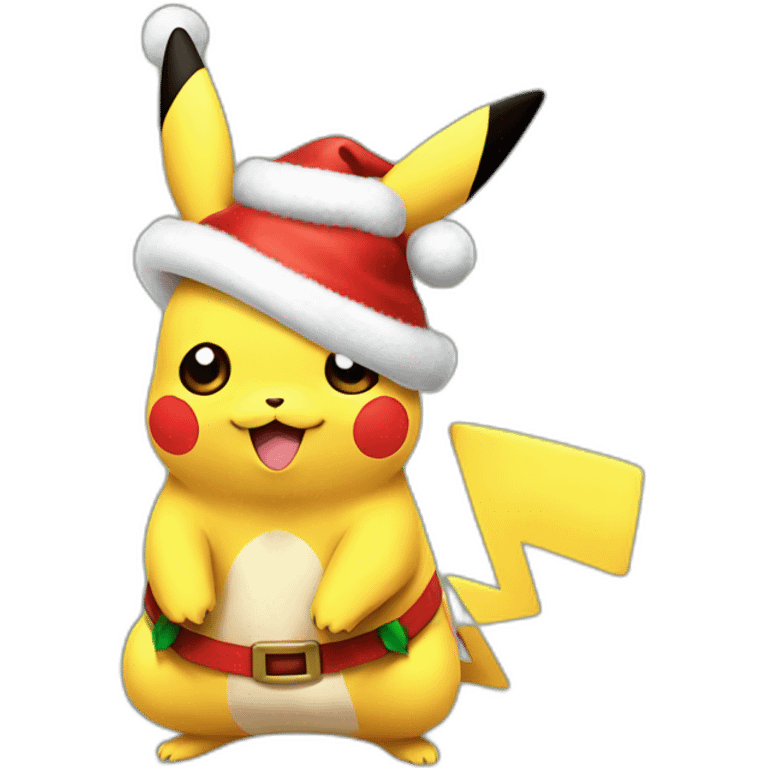 pikachu Noël  emoji