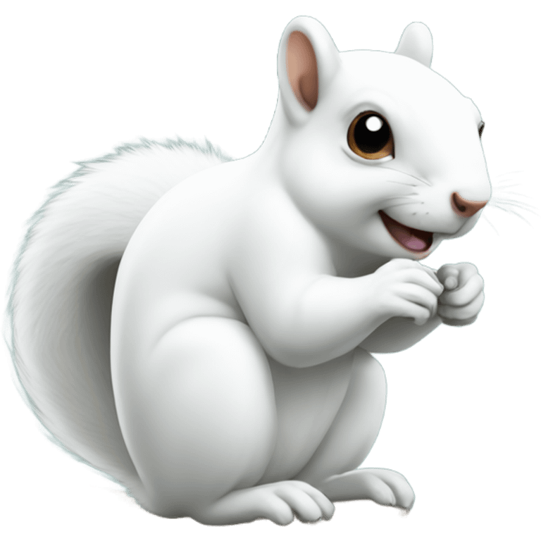 White squirrel  emoji