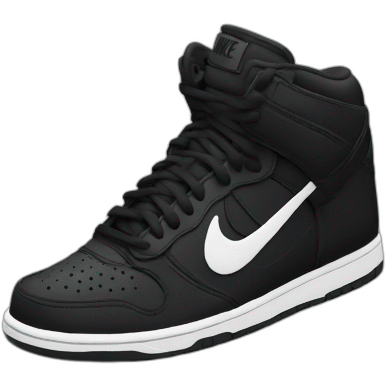 Nike black emoji