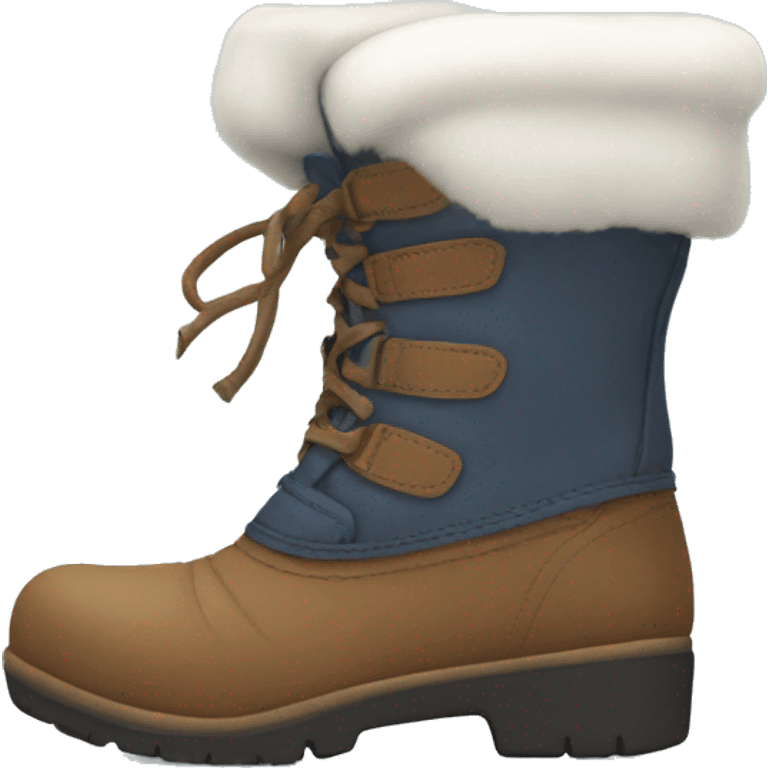 Cute easthetic winter boots emoji