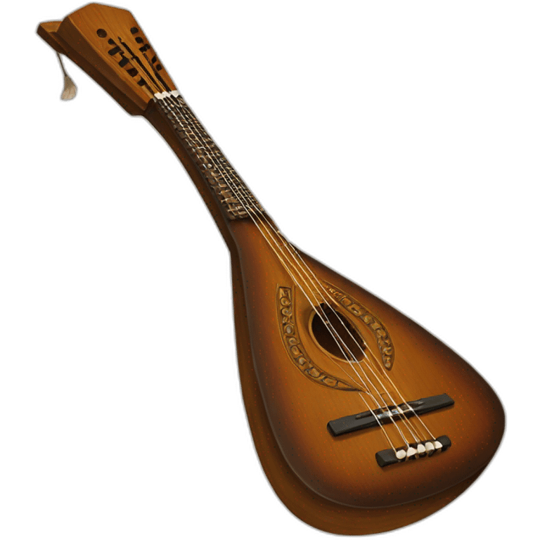 russian Folk Instrument Balalaika 3 string instead emoji