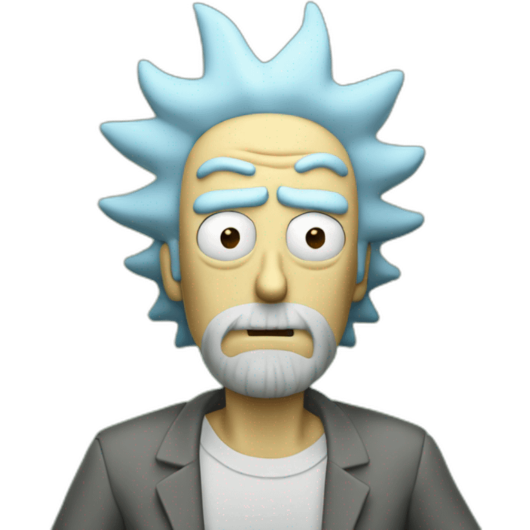 rick de la série rick et morty emoji