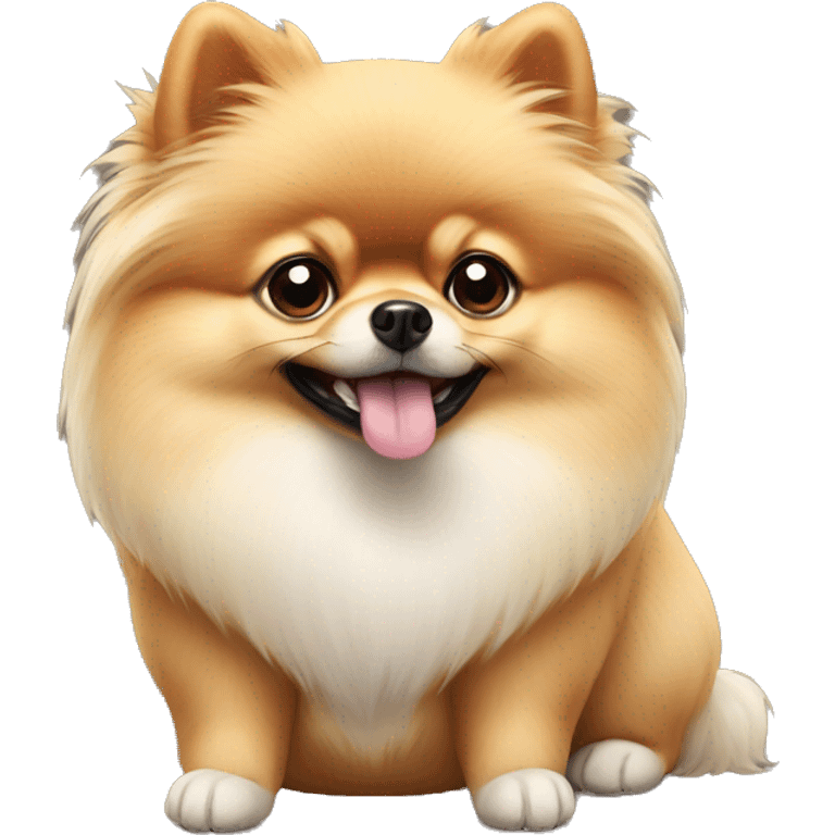 Pomeranian dog emoji