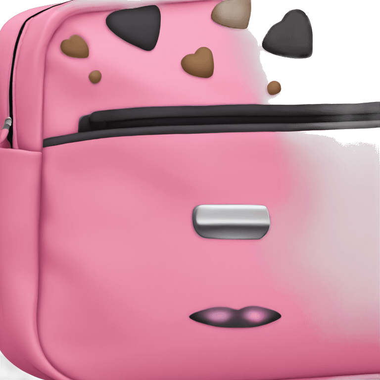 pink makeup bag  emoji