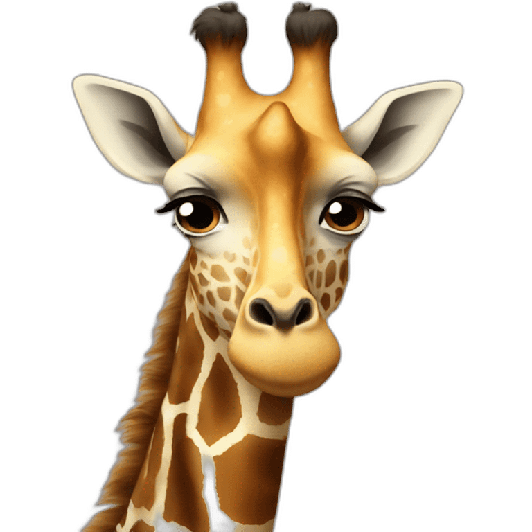 giraffe sad emoji