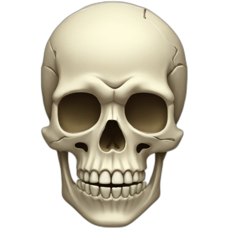 Skeleton head emoji