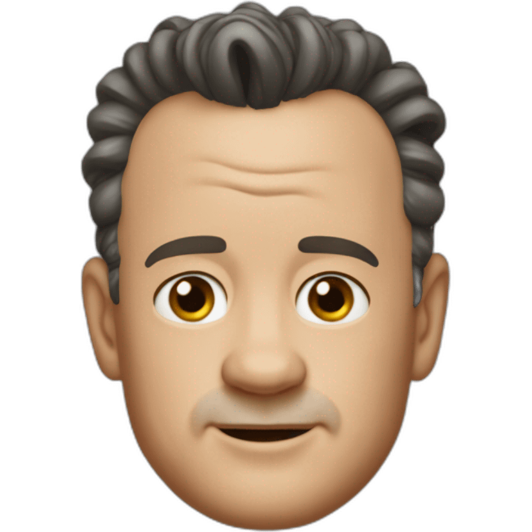 tom hanks mixed with horse emoji