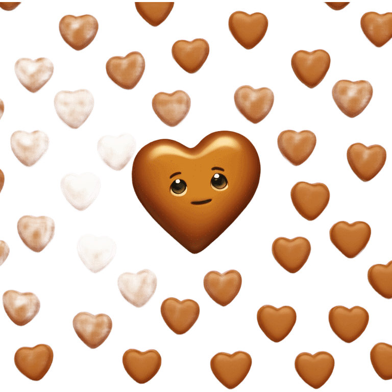 caramel heart emoji