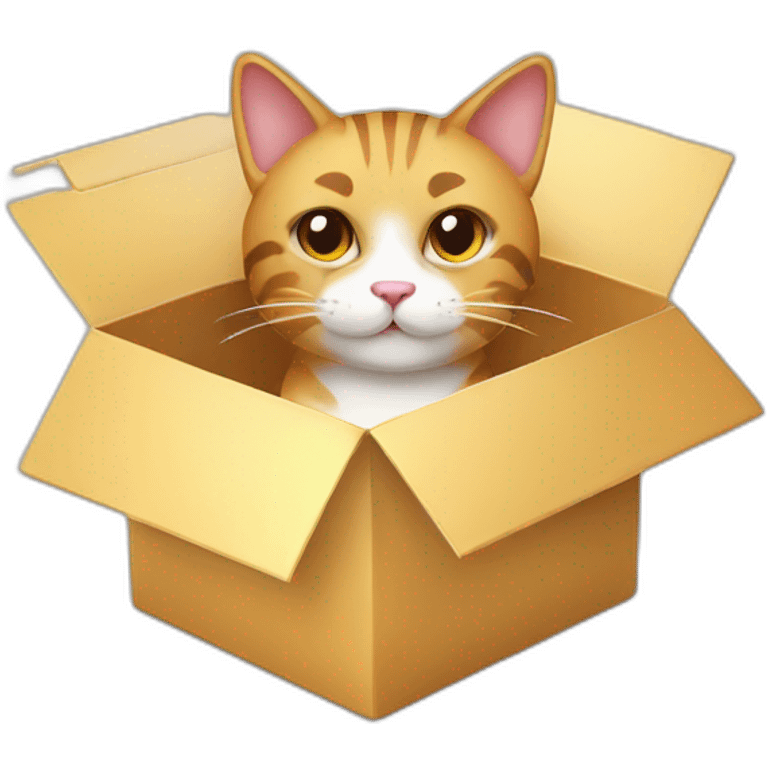 cat in gift box emoji