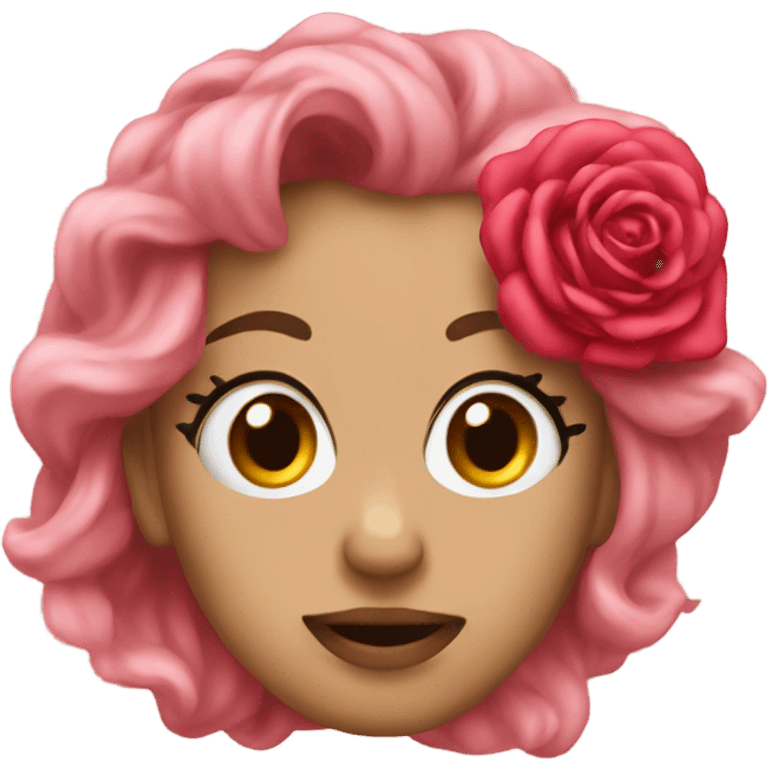 X rose emoji