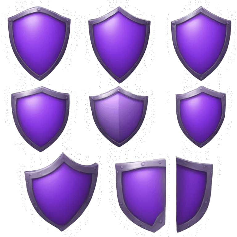 Purple shield emoji