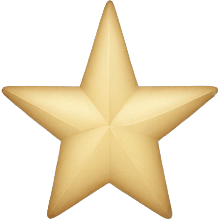 Horizontal cut half star emoji