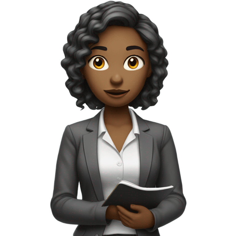 Girl journalist  emoji